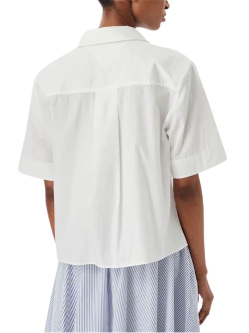 Camicia in popeline a maniche corte Tommy Hilfiger | WW0WW48899YCF